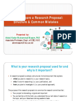 How To Prepare A Research Proposal by DAKM