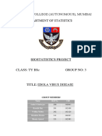 St. Xavier'S College (Autonomous), Mumbai: Department of Statistics