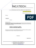 Cot. Incatech N0870-2021 (Incimmet - Barrenadora Elec)