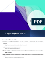 Lengua Española 26-5-21