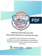 DIRECTIVA N° 004-2020-MDP-COVAL