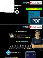 (L2) - Alcohols, Phenols and Ethers - 11th Aug