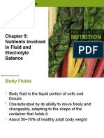 Nutrients Involved in Fluid and Electrolyte Balance: © 2017 Pearson Education, Inc