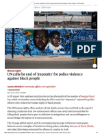UN Calls For End of Impunity' For Police Violence Against Black People