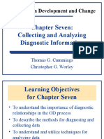 Organization Development and Change: Chapter Seven: Collecting and Analyzing Diagnostic Information