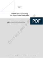 Do Not Copy, Post, or Distribute: Introduction To Purchasing and Supply Chain Management