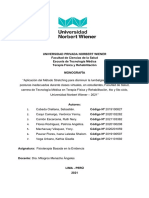 MONOGRAFÍA ‘‘Aplicación del Método Stretching para disminuir la lumbalgia ocasionadas por posturas inadecuadas durante clases virtuales, en estudiantes, Facultad de Salud, carrera de Tecnología Médica en Terapia Física y Rehabilitación, 4to y 5to ciclo, Universidad Norbert Wiener – 2021’’