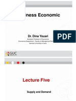 Business Economic: Dr. Dina Yousri