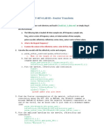 GPHY 4874 LAB III – Fourier Transform Analysis