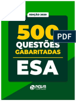 500 Questões - Apostila NOVA - ESA