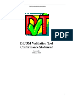 DICOM Validation Tool Conformance Statement