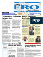 Baltimore Afro-American Newspaper, March 26, 2011