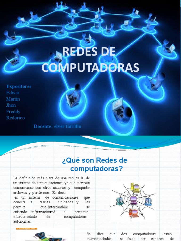 Redes de Computadora | PDF | Red de computadoras | Hardware de la ...