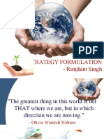 Strategy Formulation - Rimjhim Singh: Powerpoint Templates Powerpoint Templates