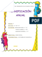 Planificación Anual 2021 Primer Grado.