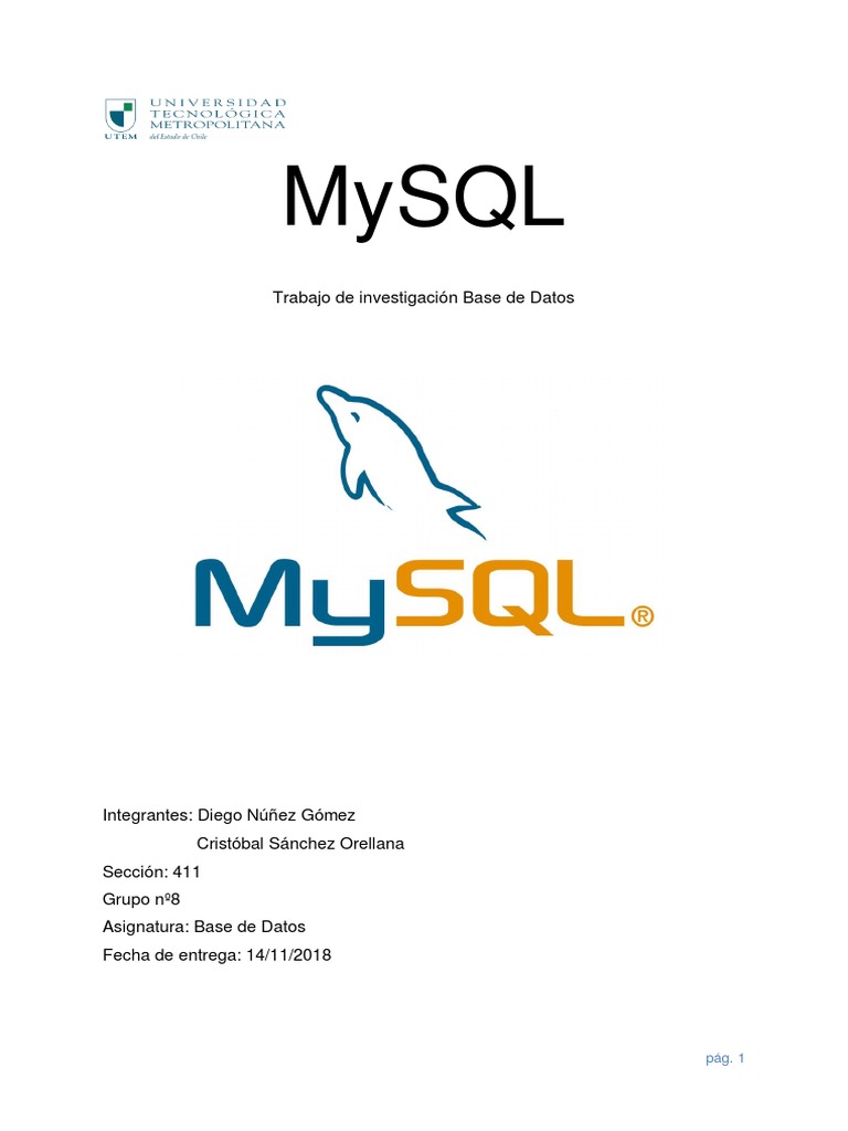 Historia y evolución de MySQL | PDF | Mi sql | Bases de datos