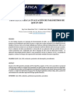 Propuesta para La Evaluación de Parámetros de Qos en SDN