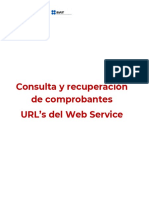 URLs Productivas Del Servicio de Consulta y Recuperación de SAT Mexico