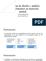 Estrategias de Diseño y Análisis en Experimentos Aplicados en Nutricion Animal