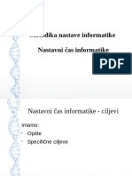 Metodika Nastave Informatike Predavanja 2a