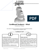 Cardboard Moai