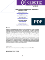 Total Physical Response (TPR) y El Desarrollo de La Metacognición y La Motivación en El Aprendizaje Del Inglés