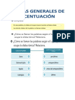 Reglas de Acentuación