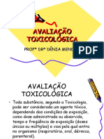 Avaliação Toxicológica - Aula3