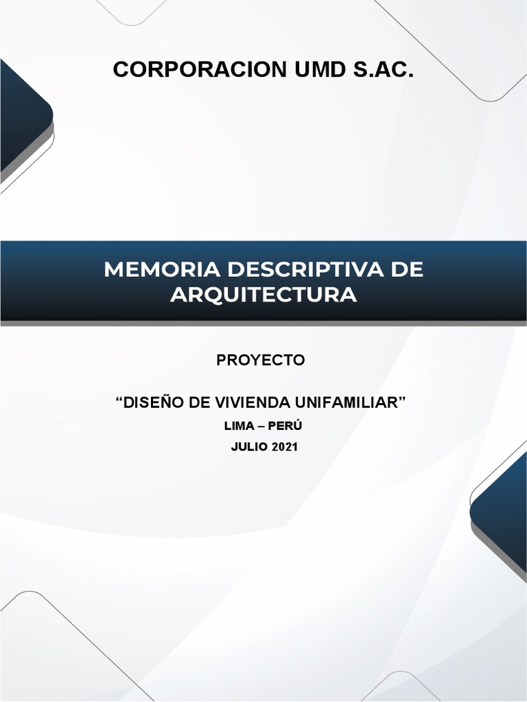 Diseño de Vivienda Unifamiliar en Lima | PDF | Artes (general)