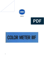 MINOLTA COLOR METER IIIF Español