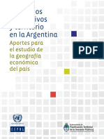 Complejos Productivos Territorio Argentina (2015)