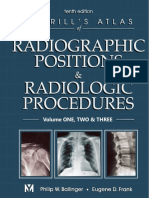 Radiographic Positions Radiologic Procedures (VOL 1, VOL 2, VOL 3) - Merrill's