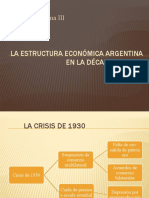 La Política Económico-social de La Década de 1930