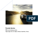 Porsche 911 Service Guide for 8 Countries