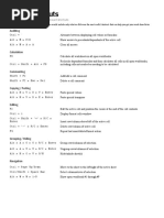 Excel Shortcuts