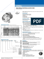 CDX (L) : Single Impeller Centrifugal Electric Pumps