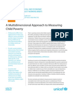 A Multidimensional Approach To Measuring Child - Poverty