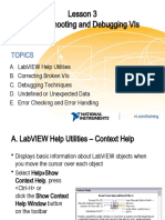 Lesson 3 - Troubleshooting and Debugging VIs