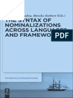 (Interface Explorations) Artemis Alexiadou-The Syntax of Nominalizations Across Languages and Frameworks-De Gruyter Mouton (2010)