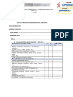 Lista Dfe Cotejo para Identificar Las Fortalezas