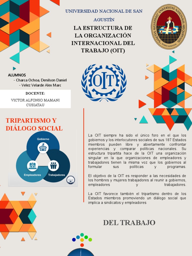 Estructura de la OIT y su Tripartismo | PDF | Organización ...