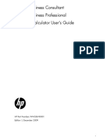 HP 20b Business Consultant HP 30b Business Professional Financial Calculator User's Guide