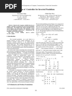 Design of Controller For Inverted Pendulum: Yat-Chen Chen Chih-Chin Wen