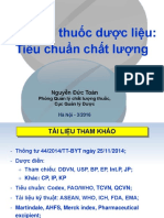 Đăng ký thuốc dược liệu tiêu chuẩn chất lượng