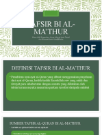 TAFSIR BI AL-MA'THUR