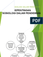 5 Kepentingan Sosiologi Dalam Pendidikan