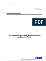 PSN 2006-2007 Tata Cara Penomoran SNI