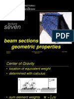 Seven: Beam Sections - Geometric Properties