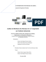 Analise de Eficiencia Dos Sistemas de Ar Comprimido