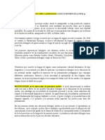 Concepcion de Los Sordos Sobre El Bilinguismo